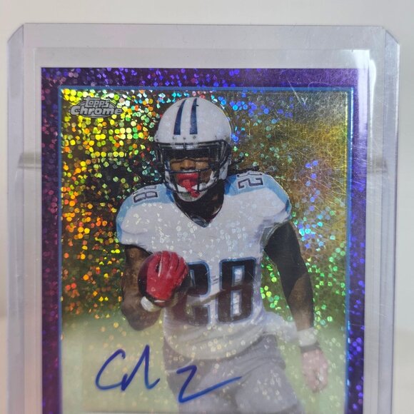 Chris Johnson Topps Chrome Certified Autograph Variation 111/199 Tennessee Titan - Picture 3 of 10